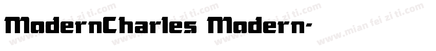 ModernCharles Modern字体转换